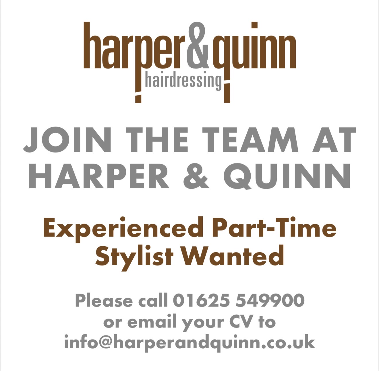 Harper & Quinn is hiring